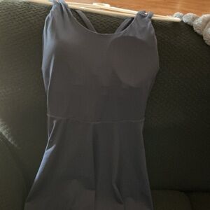 Stylish Sleeveless Blue Dress